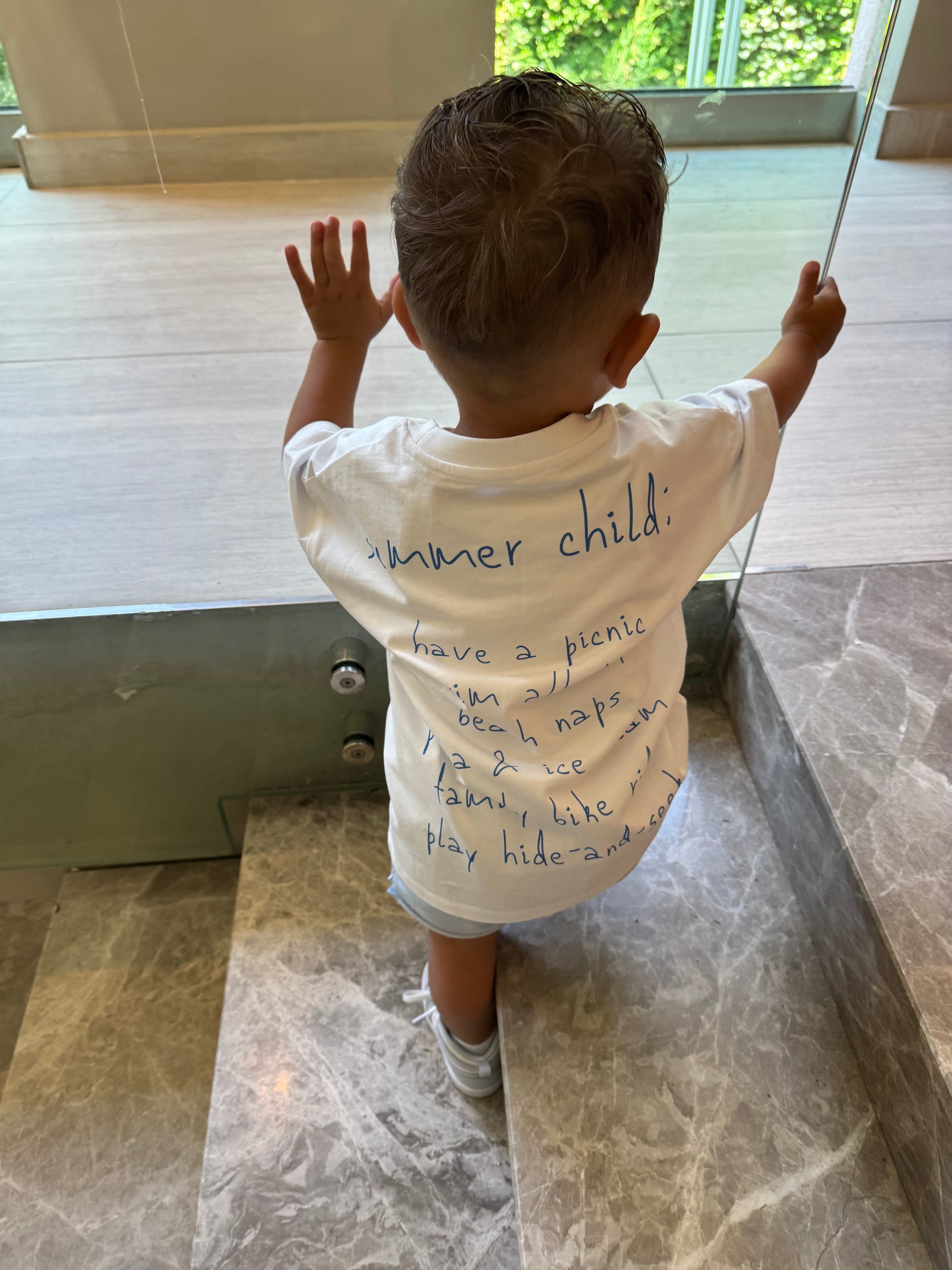 oversize summer child shirt