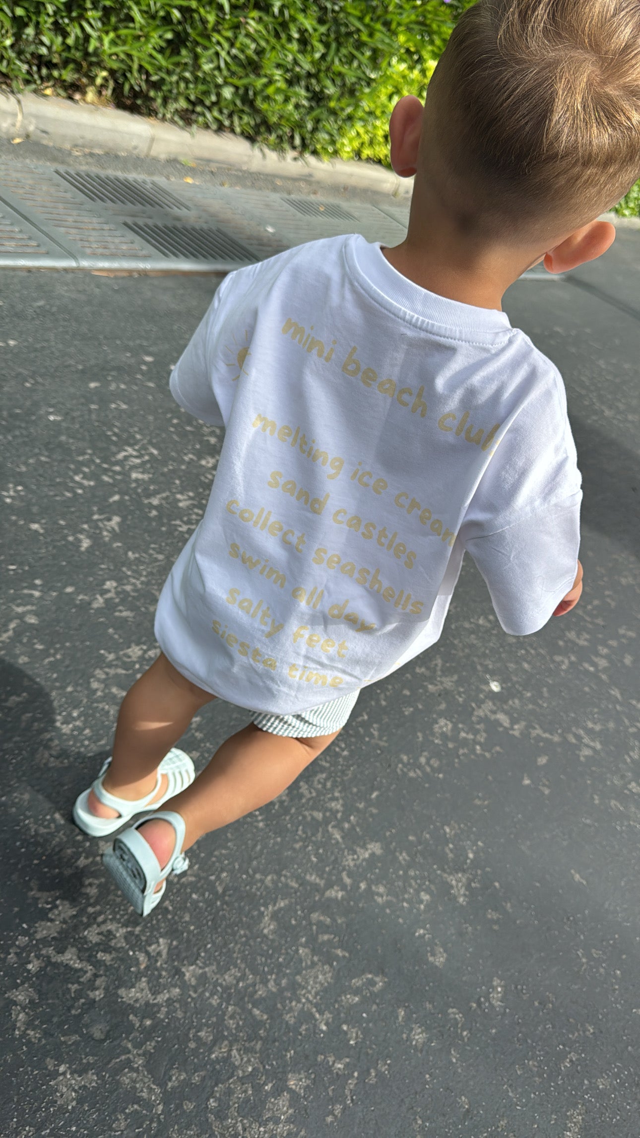 mini beach club t-shirt