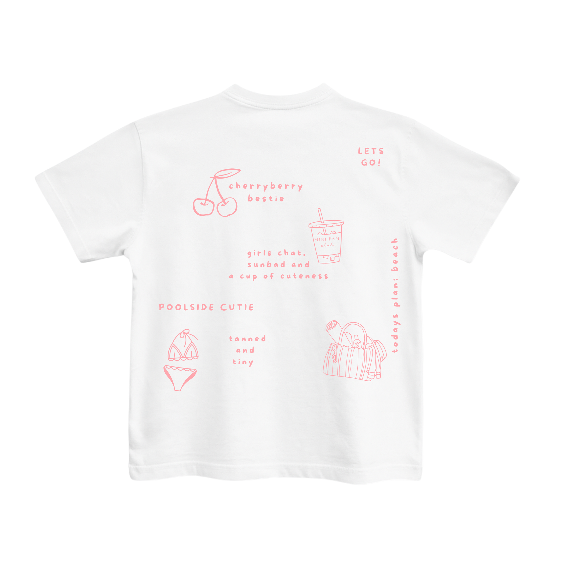 oversize cherry-berry bestie shirt