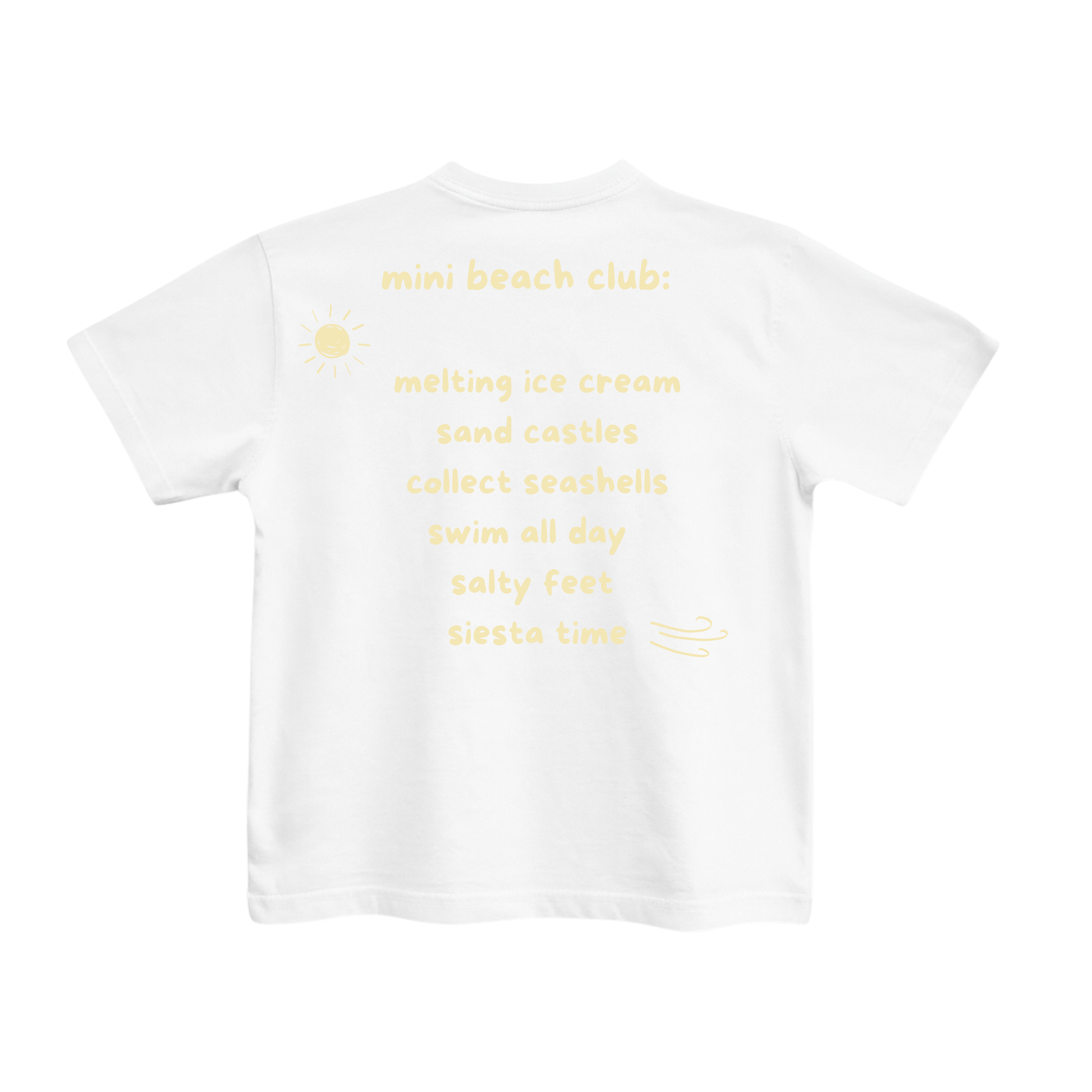 mini beach club t-shirt
