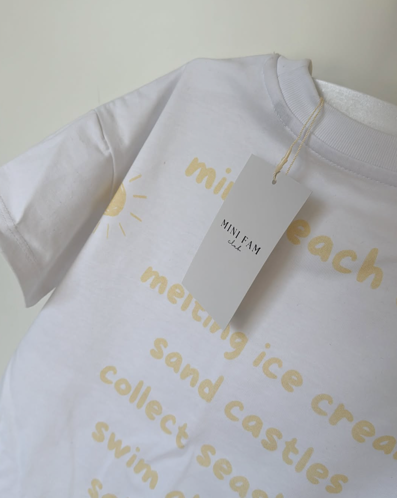 mini beach club t-shirt